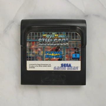 WWF WrestleMania Steel Cage Challenge Sega Game Gear cartridge elölnézete