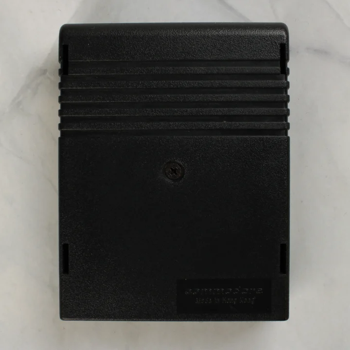 Jack Attack C64 cartridge hátulnézet Jack Attack videójáték cartridge Commodore 64-hez hátulnézetből