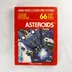 Az Asteroids videójáték piros dobozának elölnézete