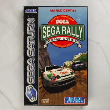 Sega Rally Championship Sega Saturn játék előlapja