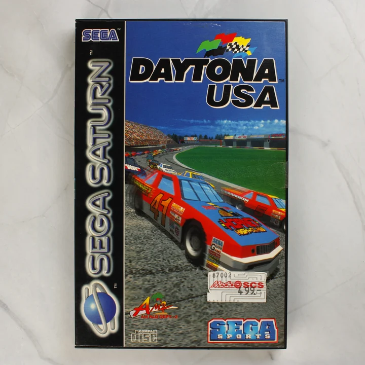 Daytona USA Sega Saturn játék tokja elölről