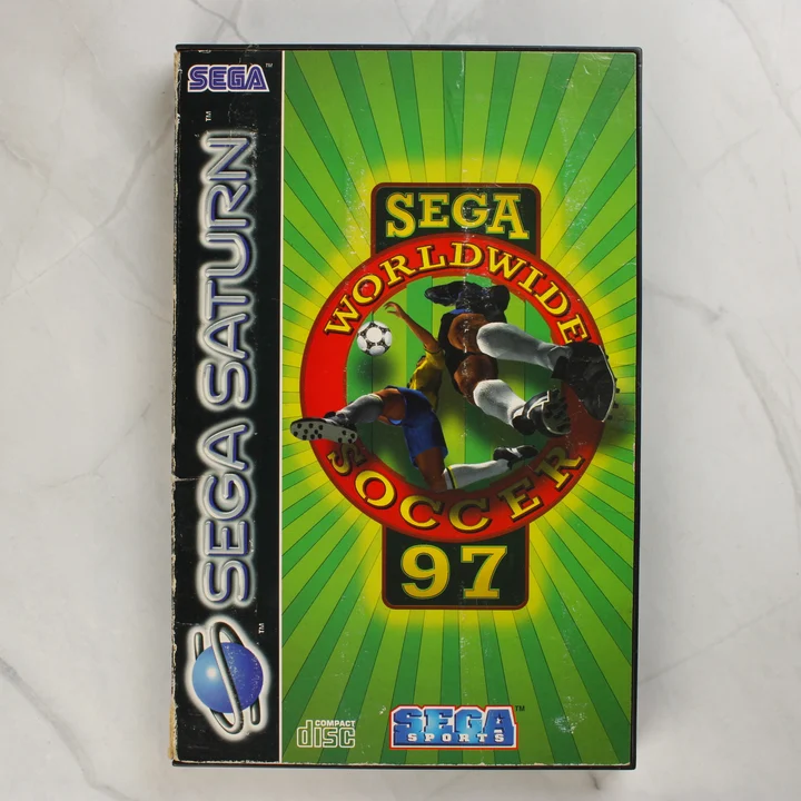 Sega Worldwide Soccer 97 Sega Saturn játék előlapja