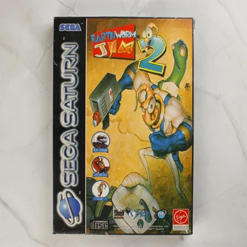 Earthworm Jim 2 Sega Saturn játék előlapja