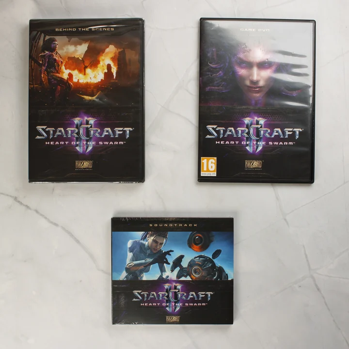 StarCraft II lemezek és zenei CD