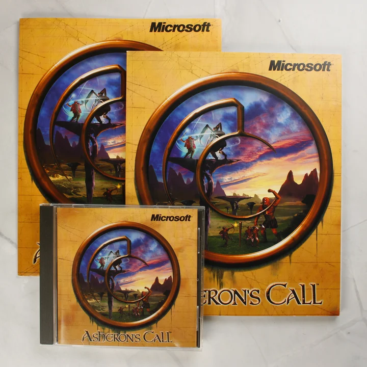 Asheron's Call játék tartalma: doboz, kézikönyvek és CD-tok
