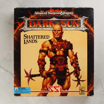Dark Sun Shattered Lands PC játék dobozának előlapja