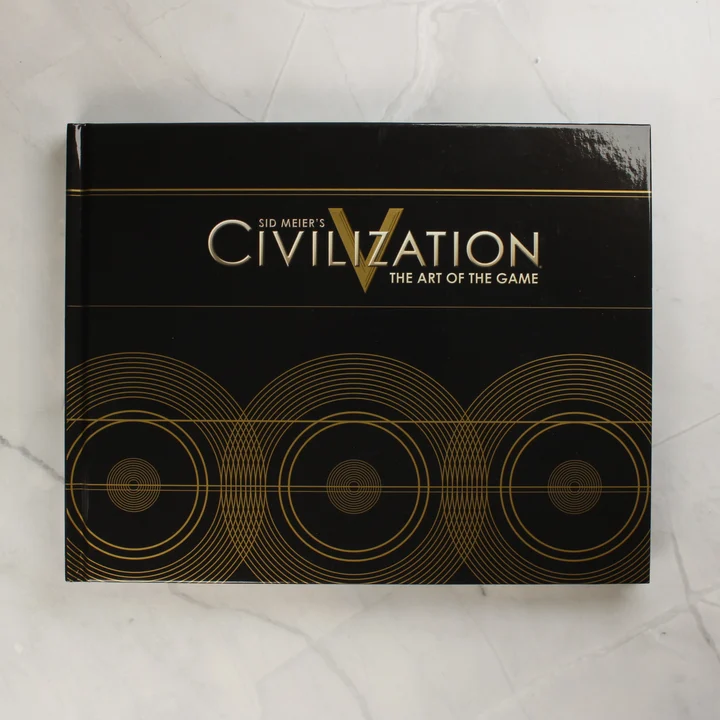 Civilization V The Art of the Game keményfedeles művészeti könyv