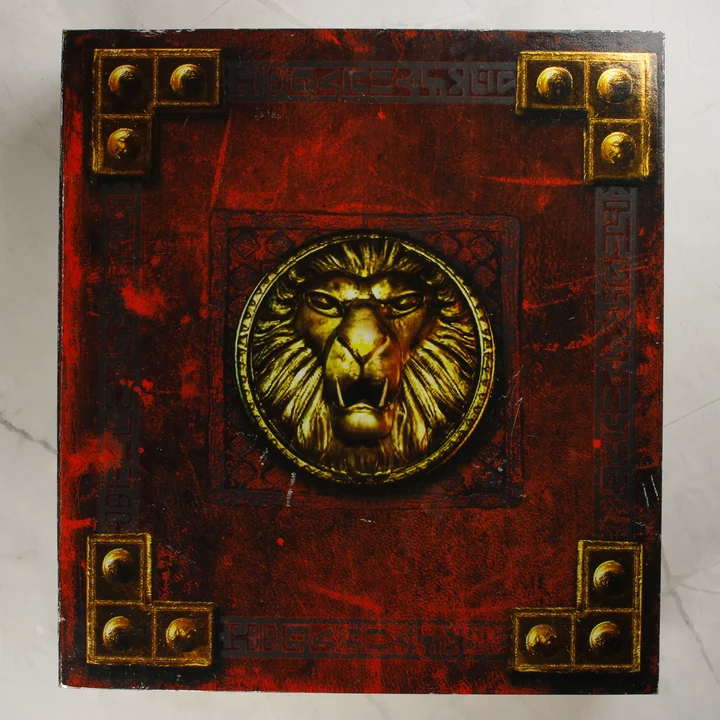 Age of Conan Collector's Edition díszdoboz oroszlánfejjel