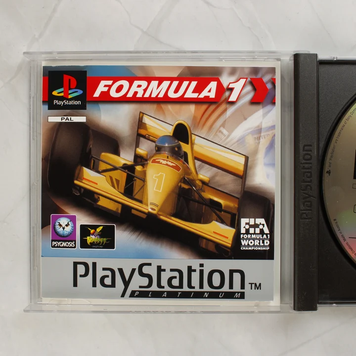 Formula 1 PlayStation Platinum borító közelről