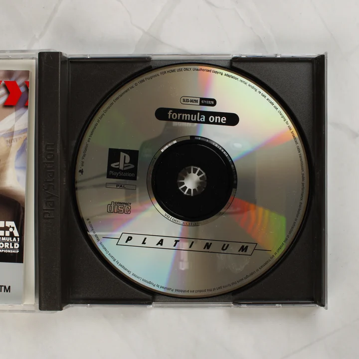 Formula 1 PlayStation Platinum játéklemez a tokban