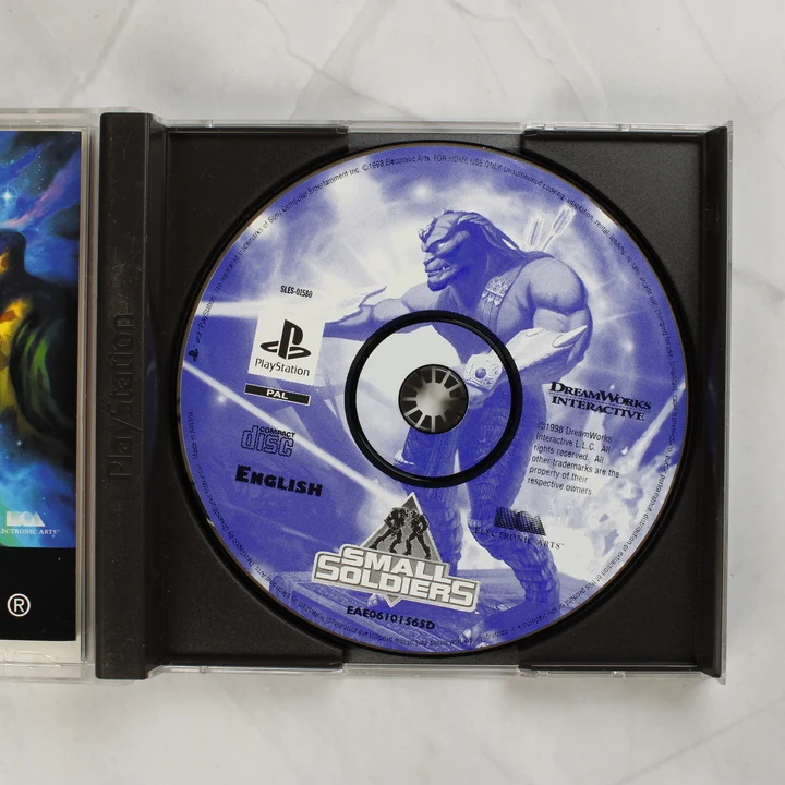Small Soldiers kék színű PlayStation CD lemez a tokban