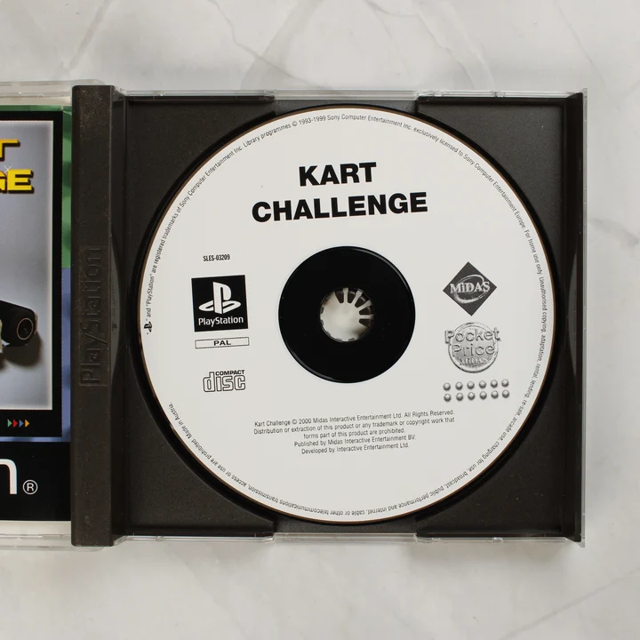 Kart Challenge PlayStation játéklemez a tokban