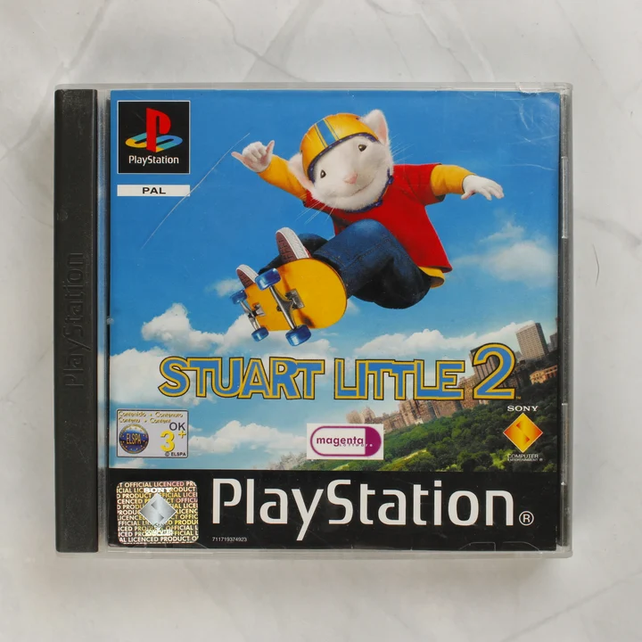 Stuart Little 2 PlayStation játék elölnézete a tokban