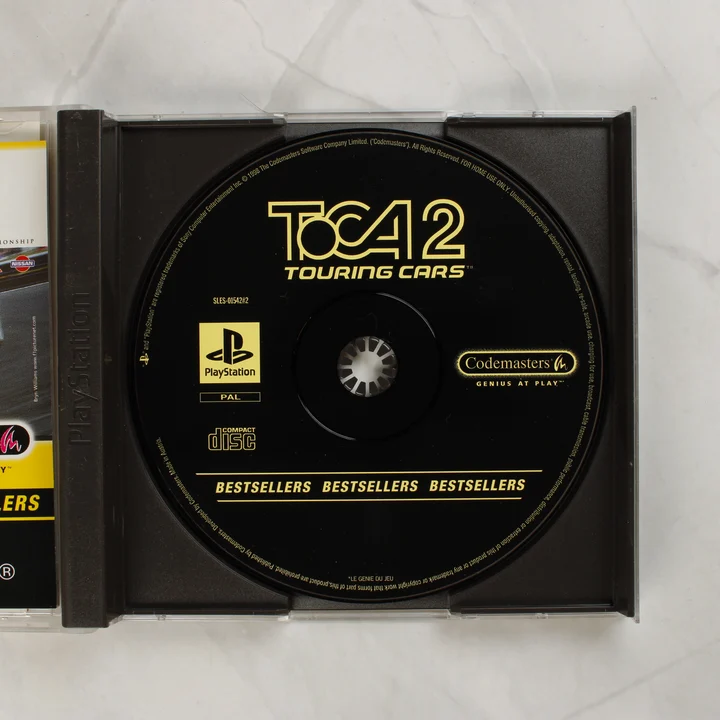 TOCA 2 Touring Cars PlayStation lemez a tokban