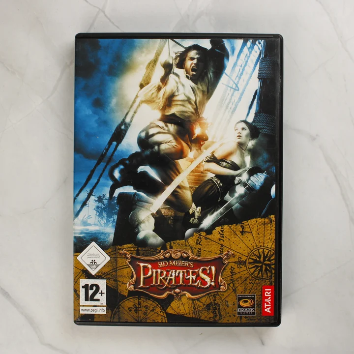 Sid Meier's Pirates! belső műanyag tok előlapja