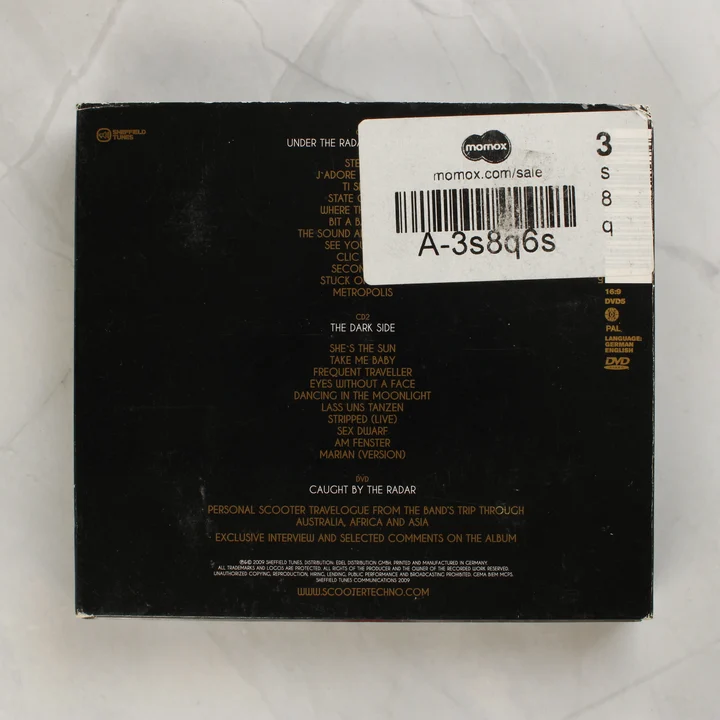 Scooter Under the Radar Over the Top album hátoldala