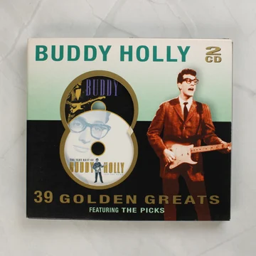 Buddy Holly 39 Golden Greats 2 CD-s válogatásalbum karton borítója