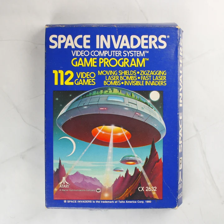 Space Invaders Atari 2600 játék dobozának előlapja