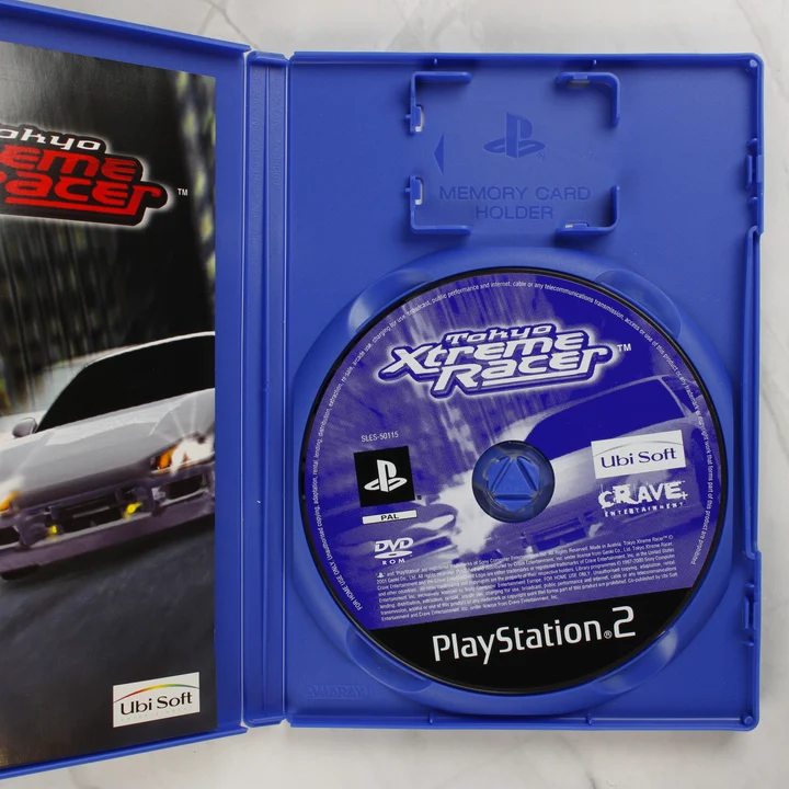 Tokyo Xtreme Racer PlayStation 2 nyitott tok és lemez