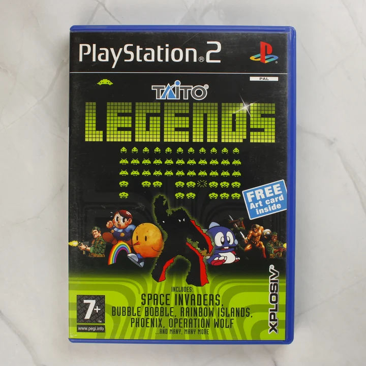 Taito Legends PlayStation 2 játék előlapi borítója
