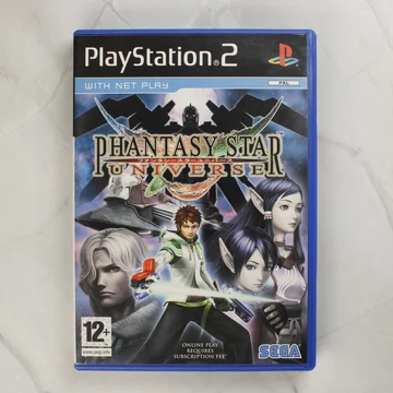 Phantasy Star Universe PlayStation 2 játék előlapja