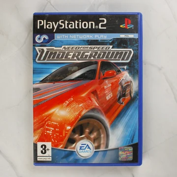 Need for Speed Underground PS2 játék előlapja