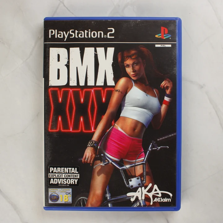 BMX XXX PlayStation 2 játék előlapja