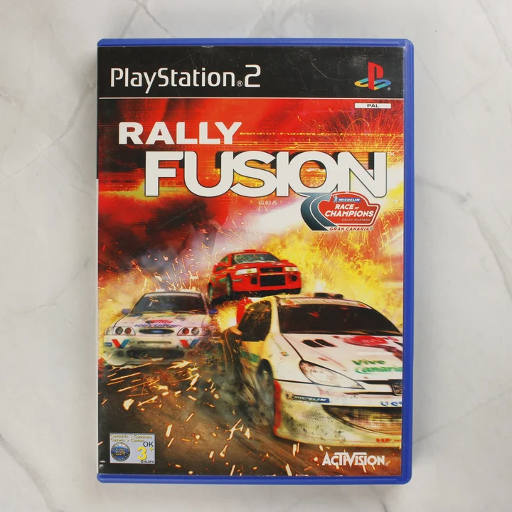 Rally Fusion: The Race of Champions PS2 játék előlapja