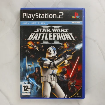 Star Wars Battlefront II PlayStation 2 játék előlapja