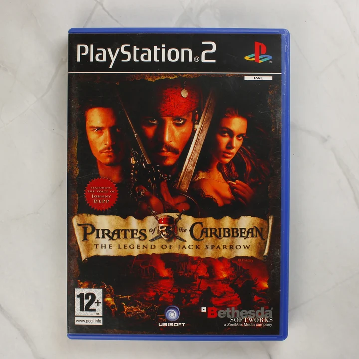 Pirates of the Caribbean: The Legend of Jack Sparrow PS2 játék előlapja