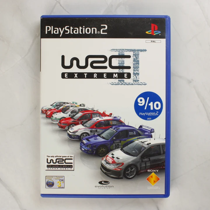 WRC II Extreme PlayStation 2 játék előlapja
