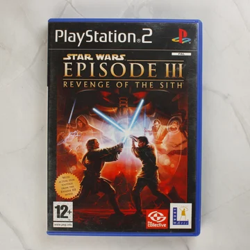 Star Wars Episode III Revenge of the Sith PS2 játék előlapja