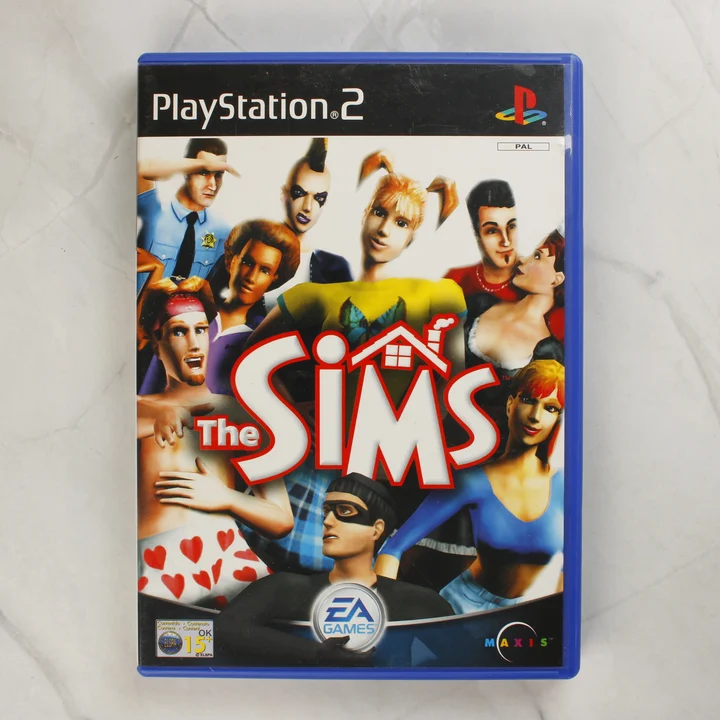 The Sims PlayStation 2 játék előlapja