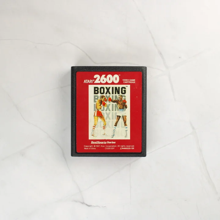 Atari 2600 RealSports Boxing játék cartridge