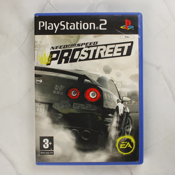 Need for Speed ProStreet PlayStation 2 játék tokjának előlapja
