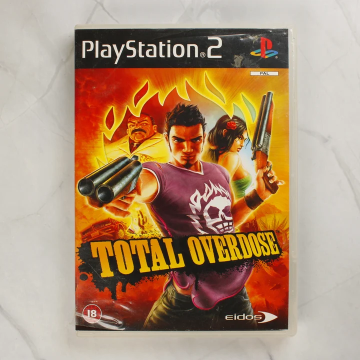 Total Overdose PlayStation 2 játék borítója