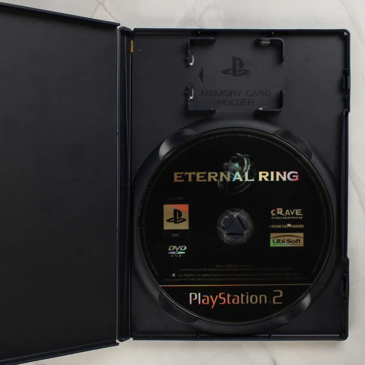 Eternal Ring PlayStation 2 nyitott tok és lemez