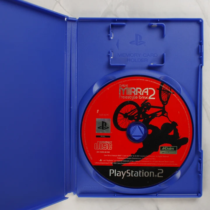 Dave Mirra Freestyle BMX 2 PlayStation 2 lemez a tokban