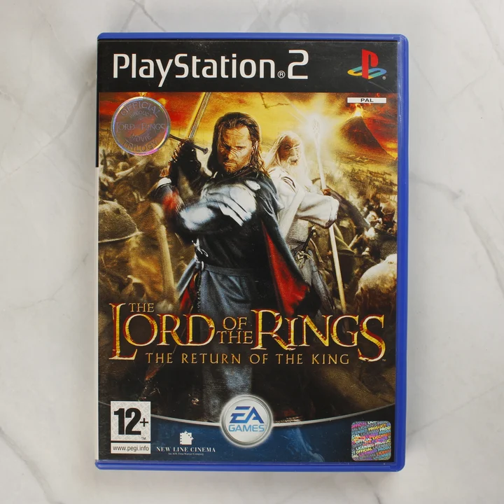 The Lord of the Rings: The Return of the King PS2 játék előlapja