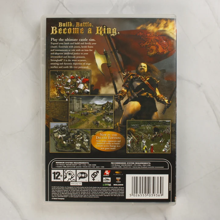 Stronghold 2 Deluxe PC játék hátlapja