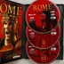 Rome: Total War nyitott tok a lemezekkel és kézikönyvvel