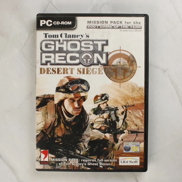 Tom Clancy's Ghost Recon Desert Siege PC játék borítója