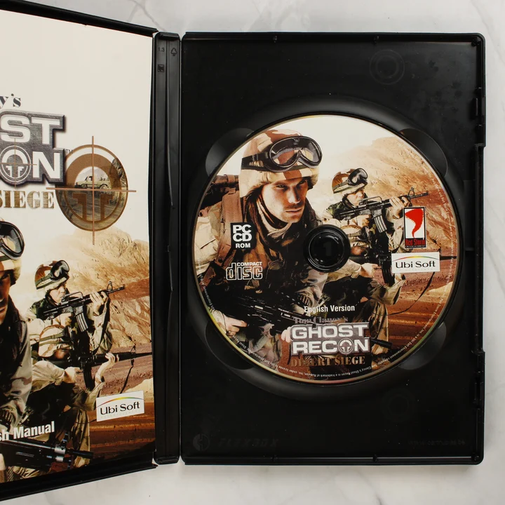 Nyitott Ghost Recon Desert Siege játéktok a lemezzel