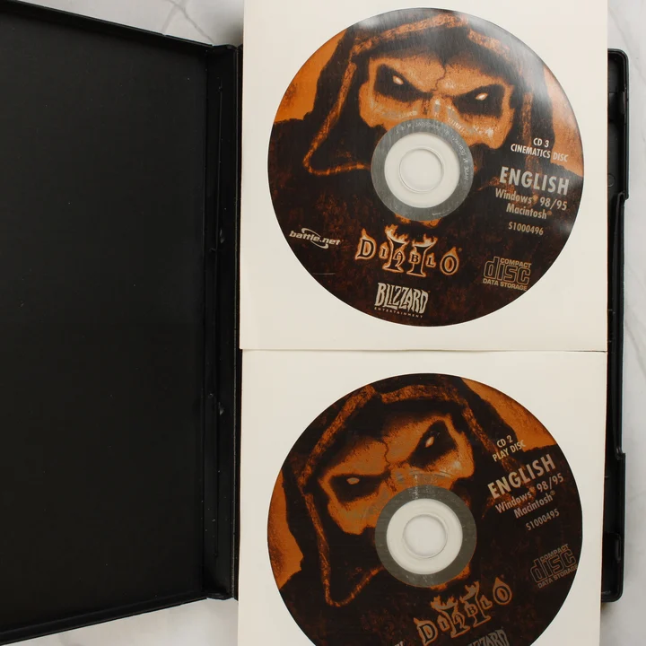 Diablo II kiegészítő lemezek papírtokban