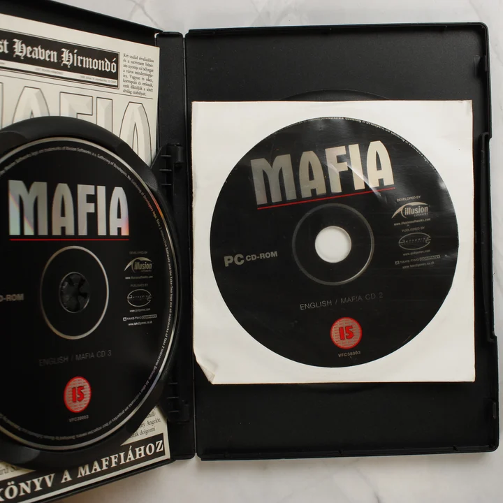 Mafia PC CD 2 Mafia videójáték CD 2 papírtokban