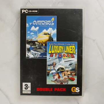 Airport Tycoon 3 és Luxury Liner Tycoon Double Pack PC játék előlapja