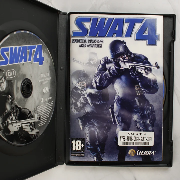 SWAT 4 kézikönyv és termékkulcs