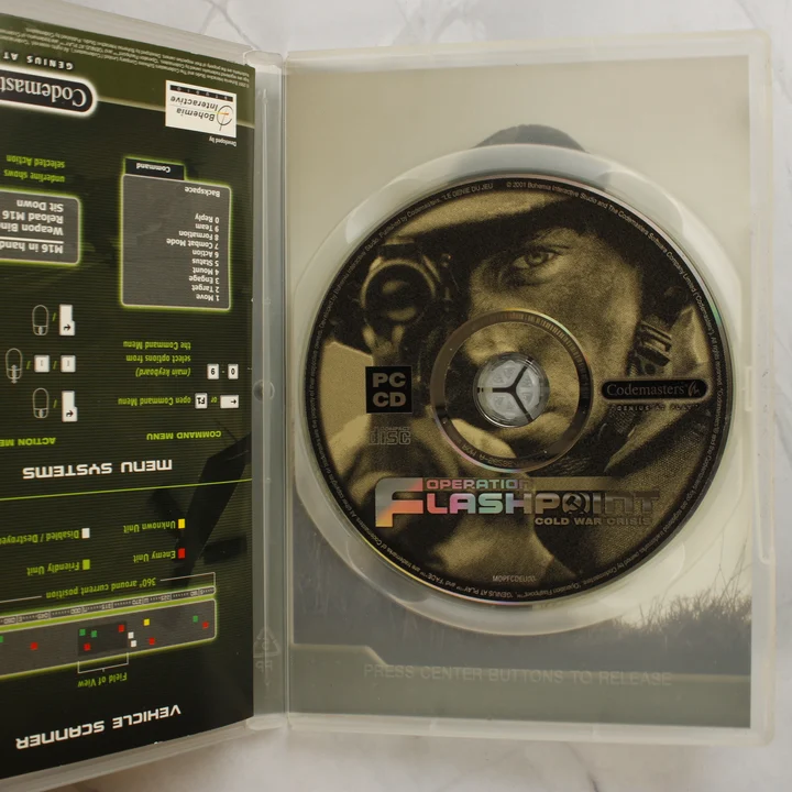 Operation Flashpoint Cold War Crisis nyitott tok és CD