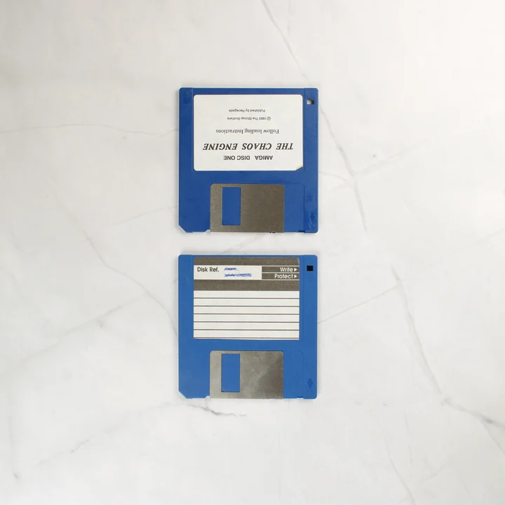 Két további Amiga floppy lemez