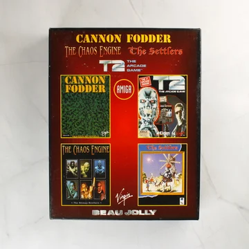 Beau Jolly Amiga videójáték-válogatás dobozának eleje